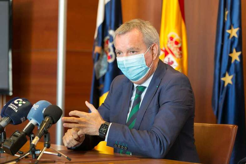 Sebastián Franquis, consejero de Obras Públicas, Transportes y Vivienda/TA.